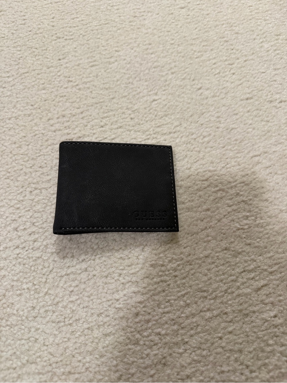 Guess Black Men's Leather Card & Key Holder Wallet